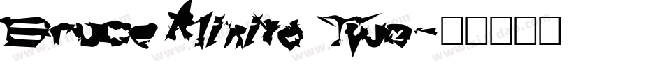 Bruce Mikita Two字体转换